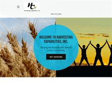 Tablet Screenshot of harvestingcapabilities.org